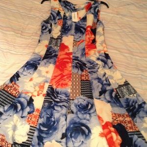 Beautiful colorful flower dress